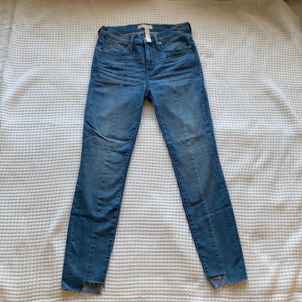 Madewell 9" High-Rise Skinny Jeans: Seamed Step-Hem Edition NWT